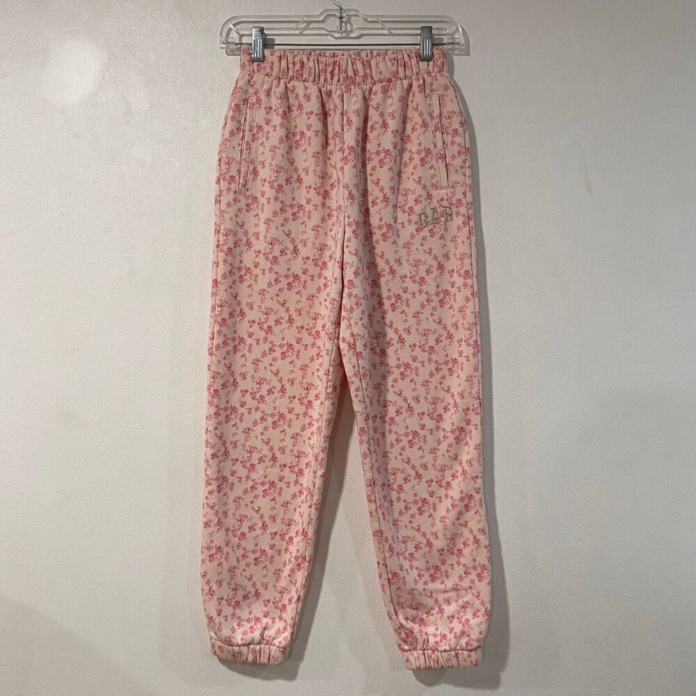 GAP x LoveShackFancy Floral Lounge Set XXS XS Pink Coquette Cottagecore - Picture 2 of 11